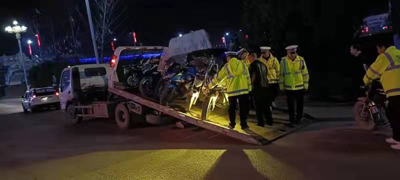 隆回交警重拳整治“炸街”亂象