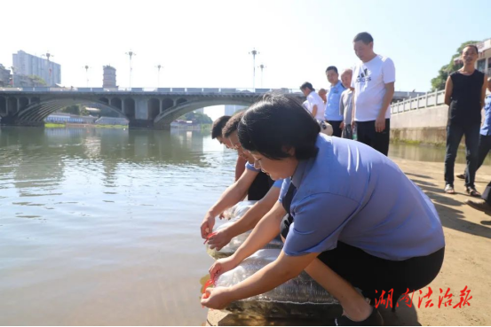 洞口檢察：300萬尾魚苗修復(fù)平溪江生態(tài)