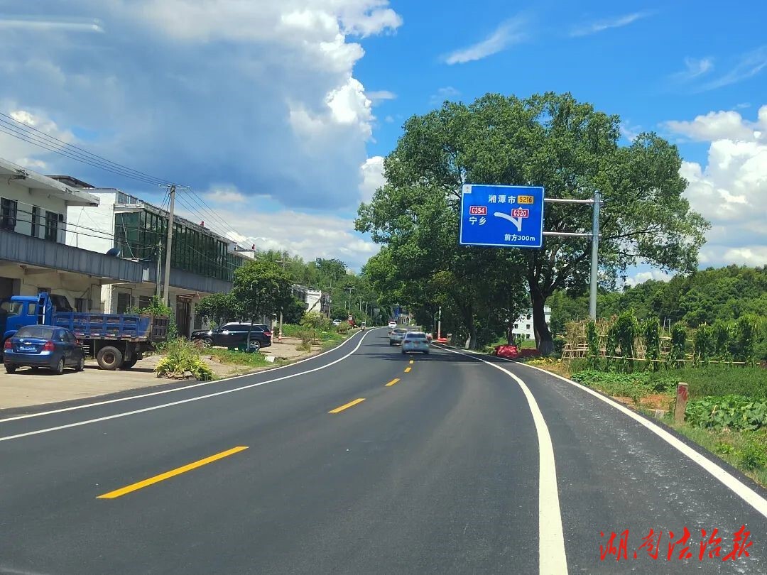 320國(guó)道提質(zhì)改造暢通路，湘潭交警保駕護(hù)航順民心