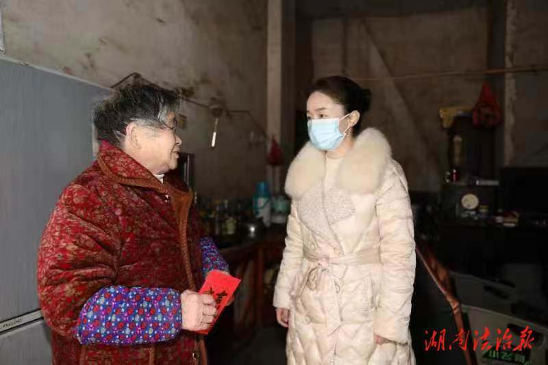 北塔区检察院开展春节前走访慰问_邵阳头条网