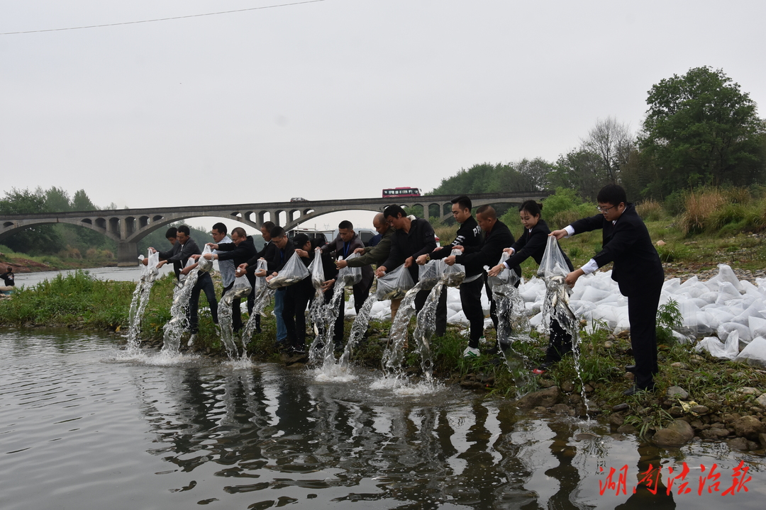 溆浦檢察：增殖放流促修復 檢察藍守護“魚躍歡”