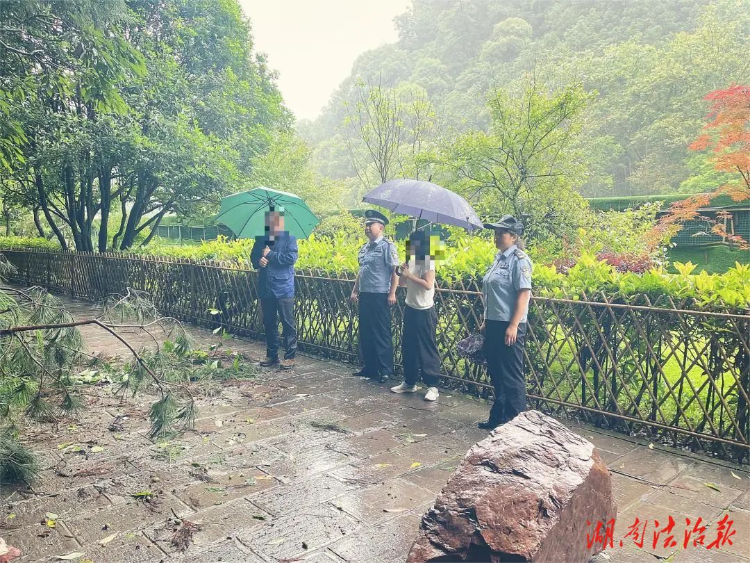 森林公園森林公安分局聯(lián)合張管局應(yīng)急事務(wù)部開展安全隱患排查