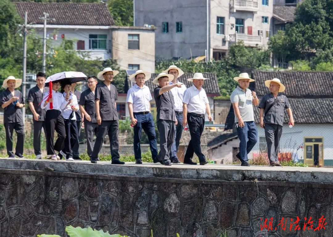 黨建共建活動(dòng)走進(jìn)竹園坪村