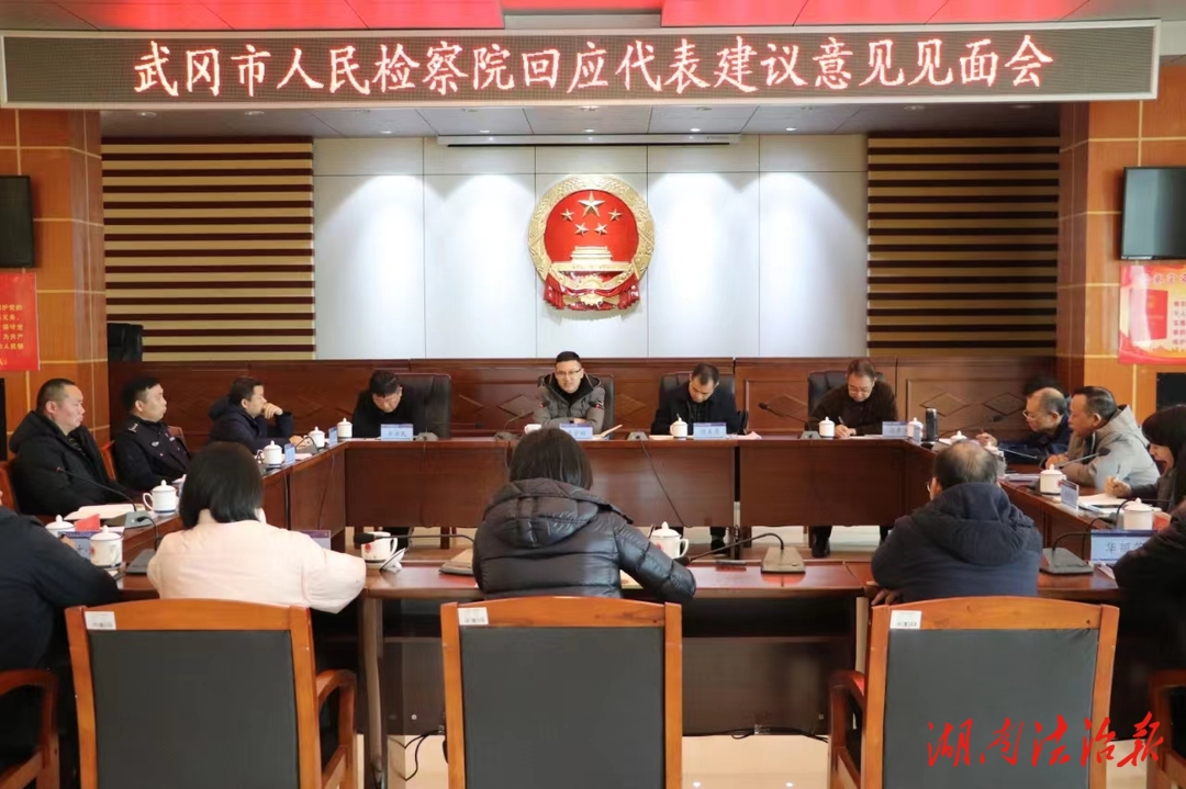 積極回應(yīng)代表關(guān)切，主動接受代表監(jiān)督——武岡市人民檢察院召開回應(yīng)代表建議意見見面會