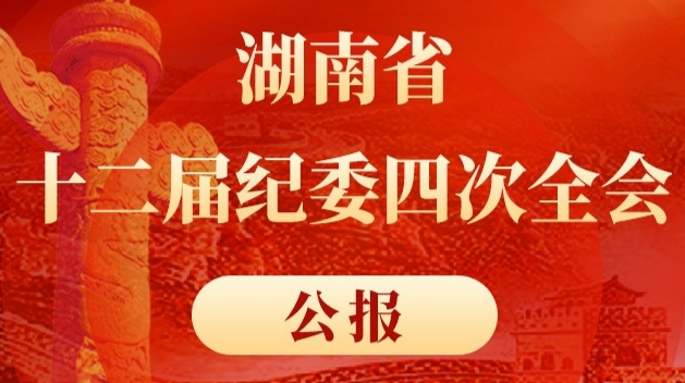 圖解湖南省十二屆紀(jì)委四次全會(huì)公報(bào)