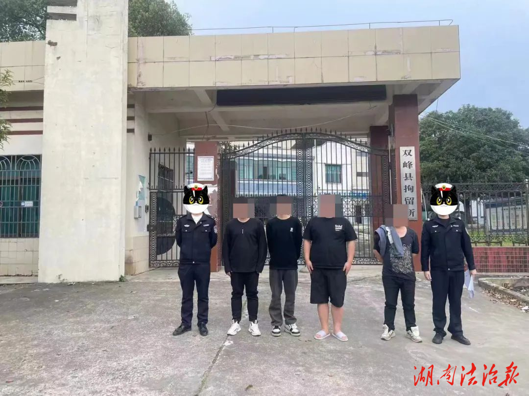 深夜張貼“涉黃”小卡片，4名男子被抓