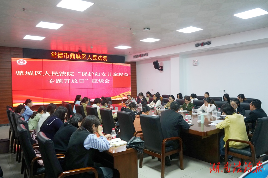 鼎城法院开展“保护妇女儿童权益专题开放日”活动