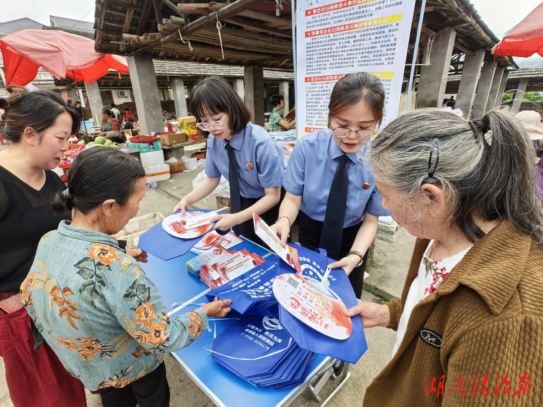 嚴(yán)打黑惡犯罪 弘揚(yáng)社會正氣 ——溆浦縣檢察院常態(tài)化開展掃黑除惡斗爭持續(xù)走深走實(shí)