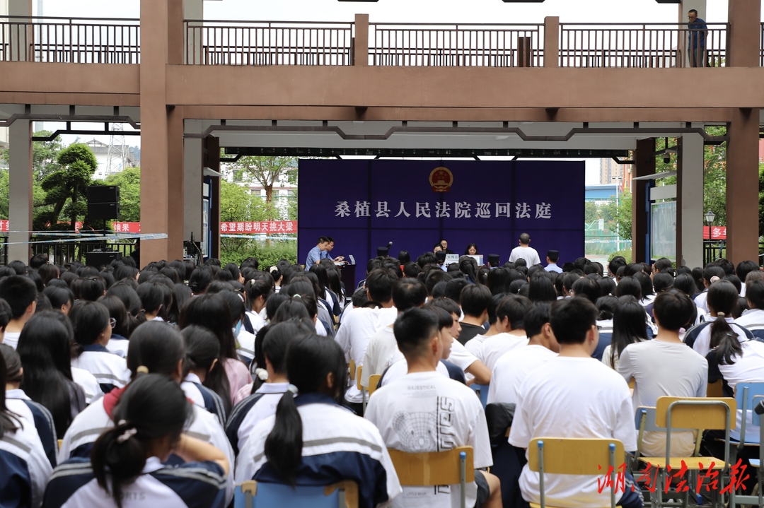 【國際禁毒日】共建無毒校園 桑植檢察在行動