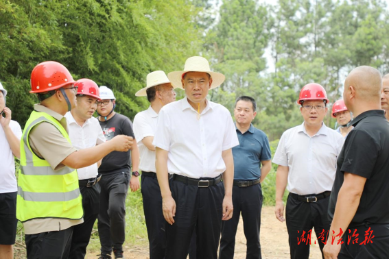 段曉賽督導(dǎo)國(guó)債水利工程項(xiàng)目建設(shè)工作