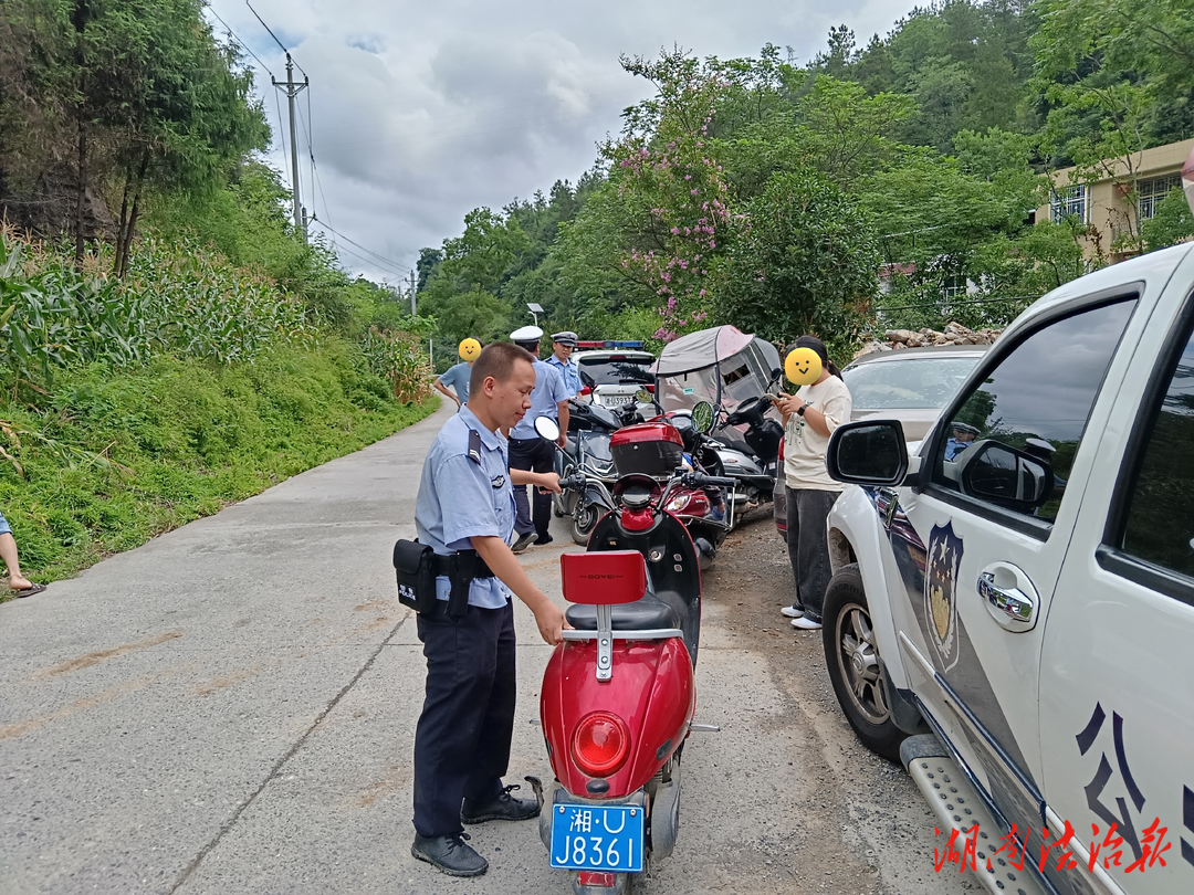 【夏季行動】龍山公安開展交通整治行動  守住夏季道路交通“安全線”