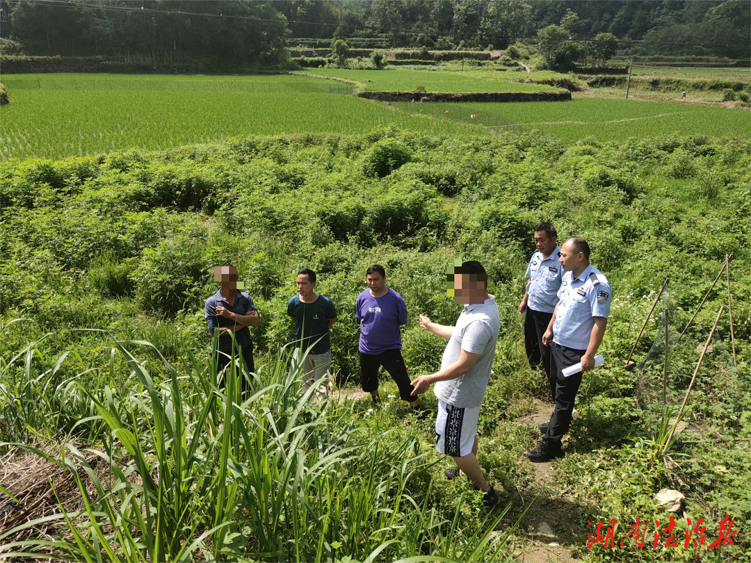 【夏季治安打擊整治行動】土地界線惹糾紛 花垣公安民警傾心調(diào)解促和諧
