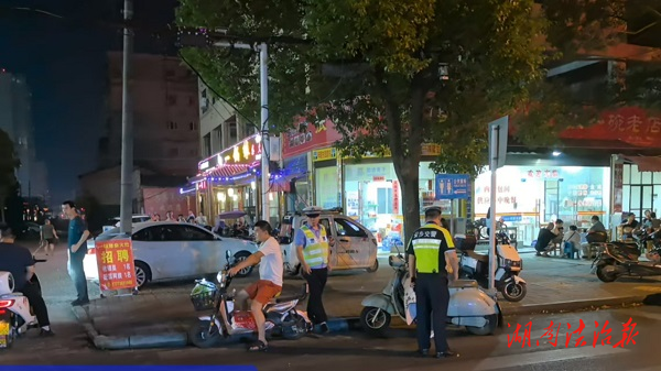 安鄉(xiāng)：夜查酒駕不松懈 守護安全不打烊