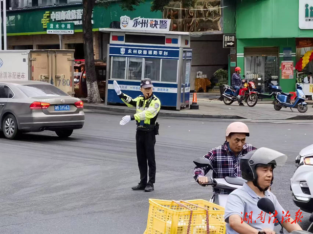 道縣交警全力護(hù)航國(guó)慶假期交通安全