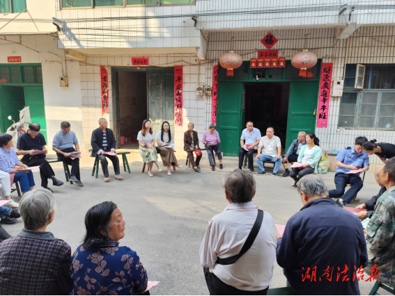 衡南縣車江街道：屋場話禁毒，萬家護(hù)平安