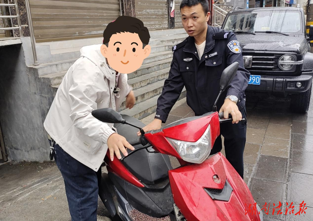 民警助群眾 迅速找回丟失摩托車