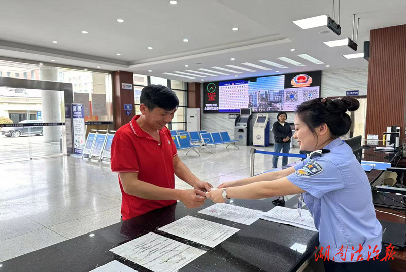 常德經(jīng)開區(qū)交警大隊車管所第三次獲評“全國一等縣級車管所”