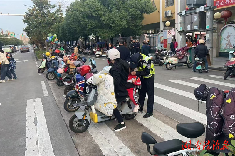 安全感滿滿！臨澧交警全力守護學生平安“上學路”