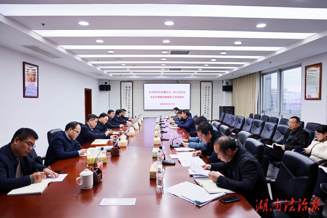 永州經(jīng)開區(qū)存量企業(yè)、新入駐企業(yè)全生命周期發(fā)展服務(wù)工作務(wù)虛會(huì)召開
