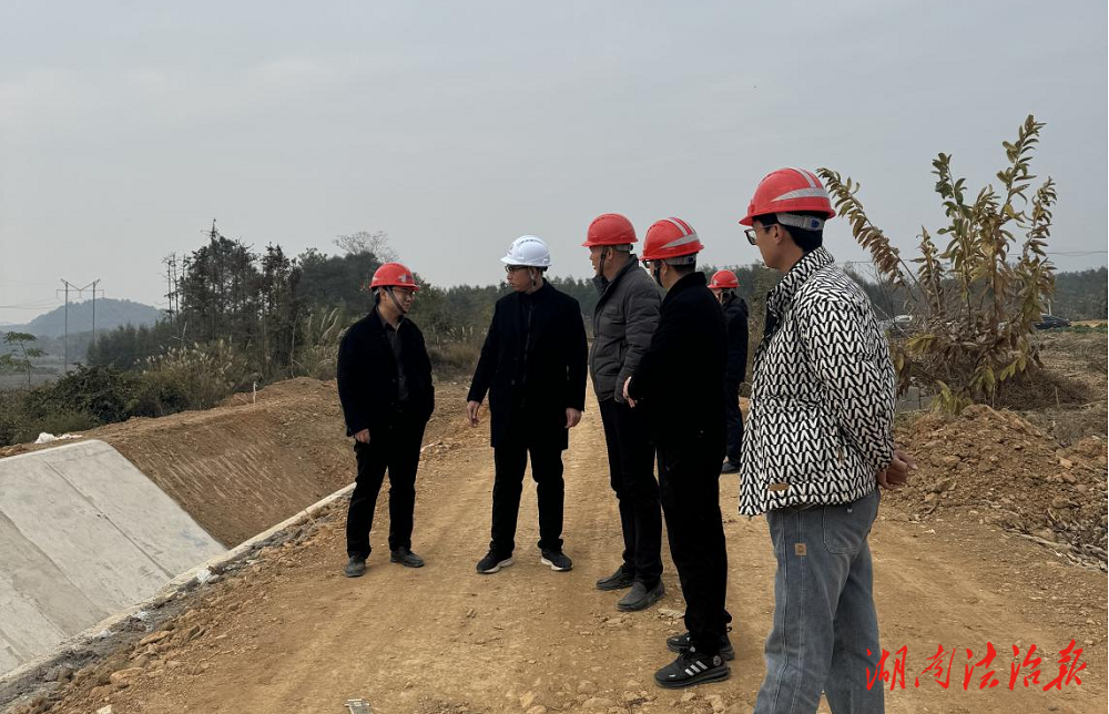 江永縣水利局對在建水利工程項目開展汛前安全生產大檢查