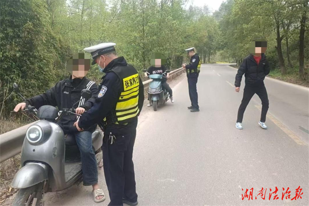 會(huì)騎≠能騎，桑植交警整治未成年人違規(guī)騎行