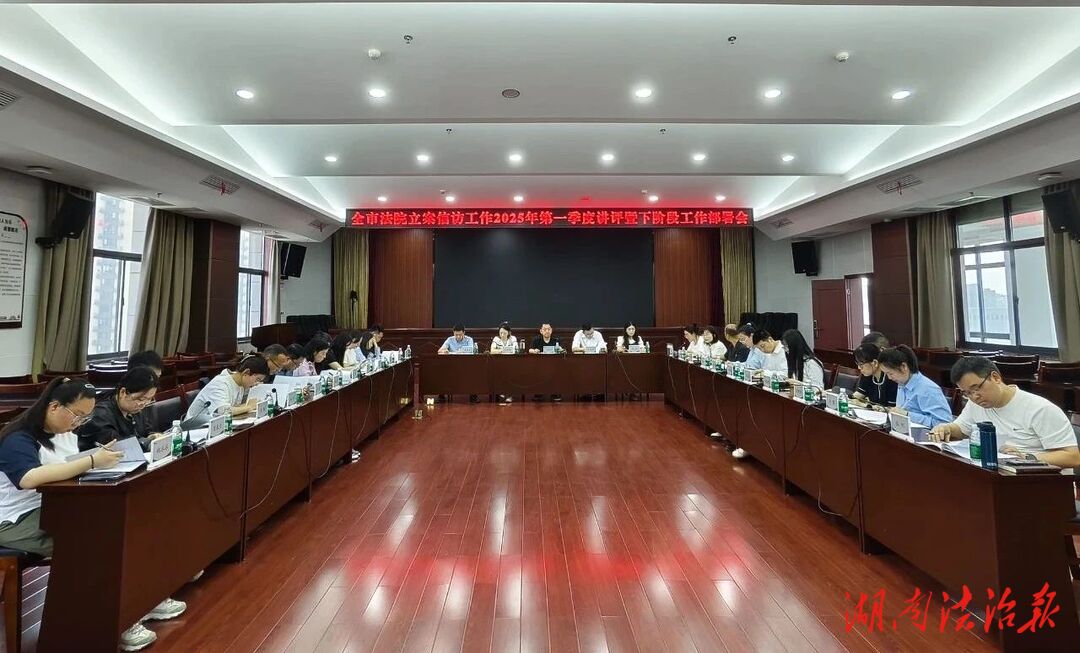 全市法院立案信訪工作2025年第一季度講評暨下階段工作部署會召開