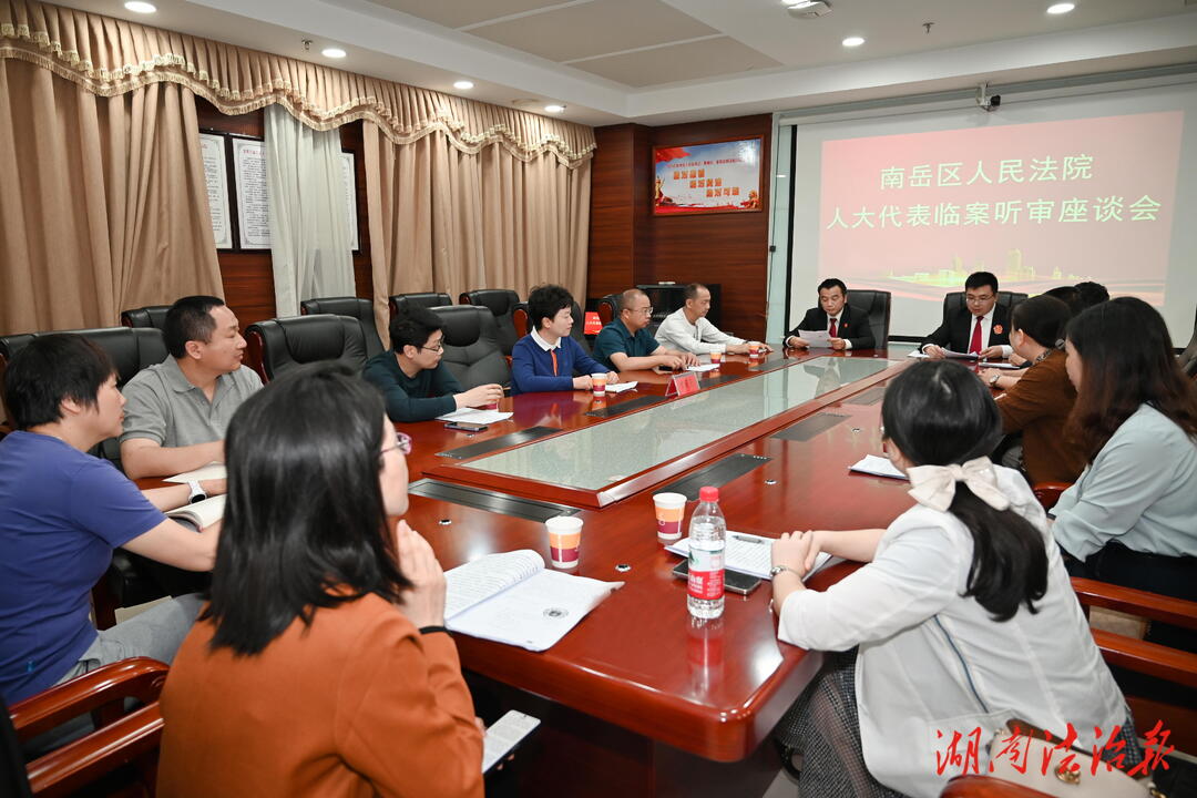 南岳區(qū)法院邀請人大代表旁聽庭審——以監(jiān)督促公正 以公開贏公信