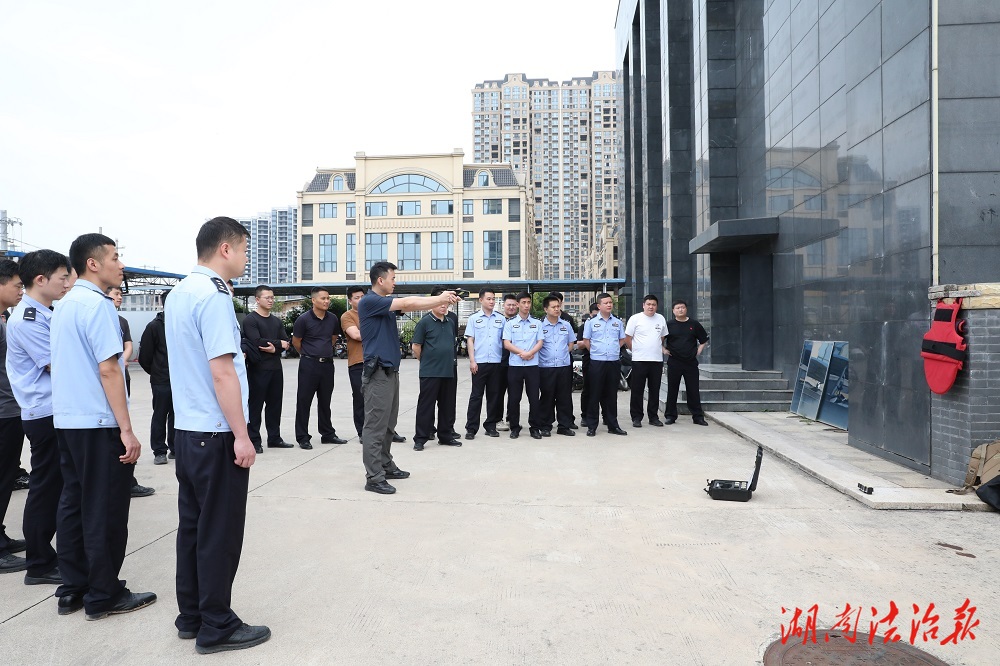 科技強警！寧遠縣公安局開展電擊槍操作培訓