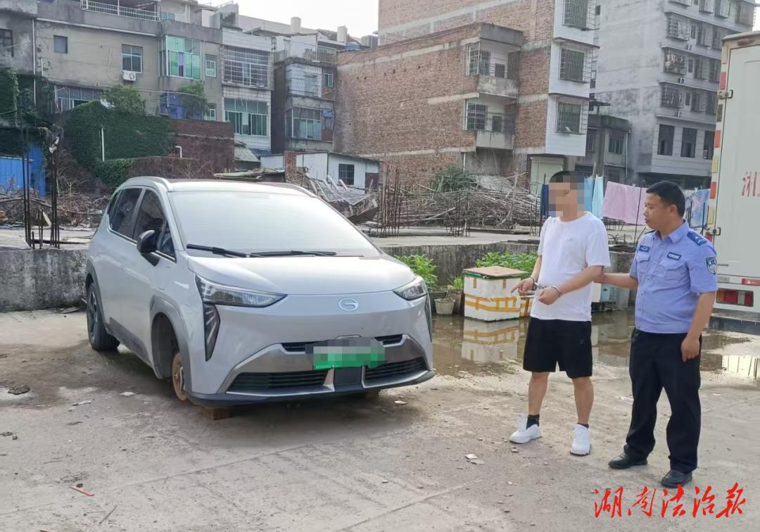 汽車輪胎輪轂“不翼而飛” 邵東警方跨城抓獲“車輪盜賊”