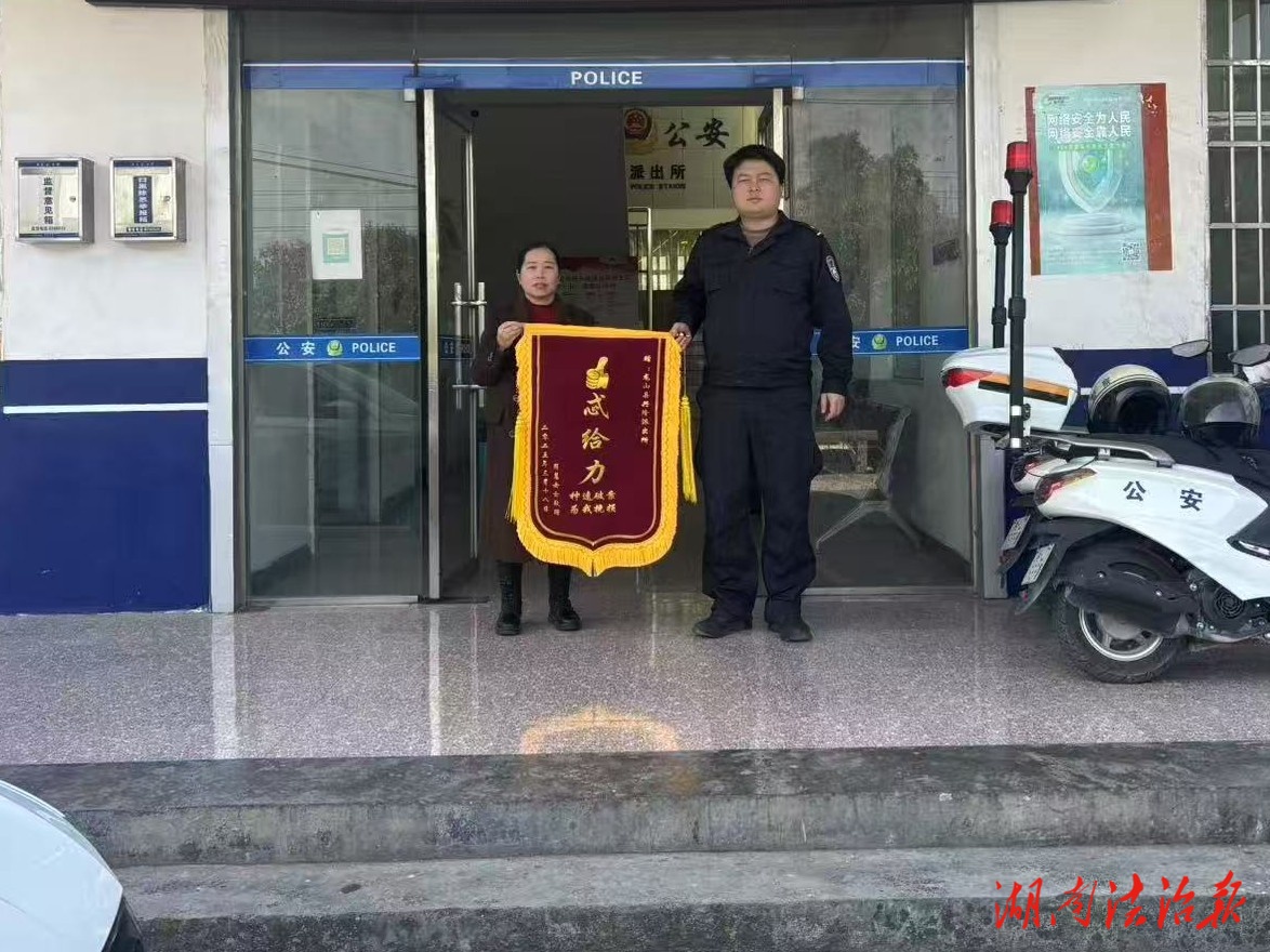 龍山公安：偷車又偷充電器 民警神速破案獲錦旗
