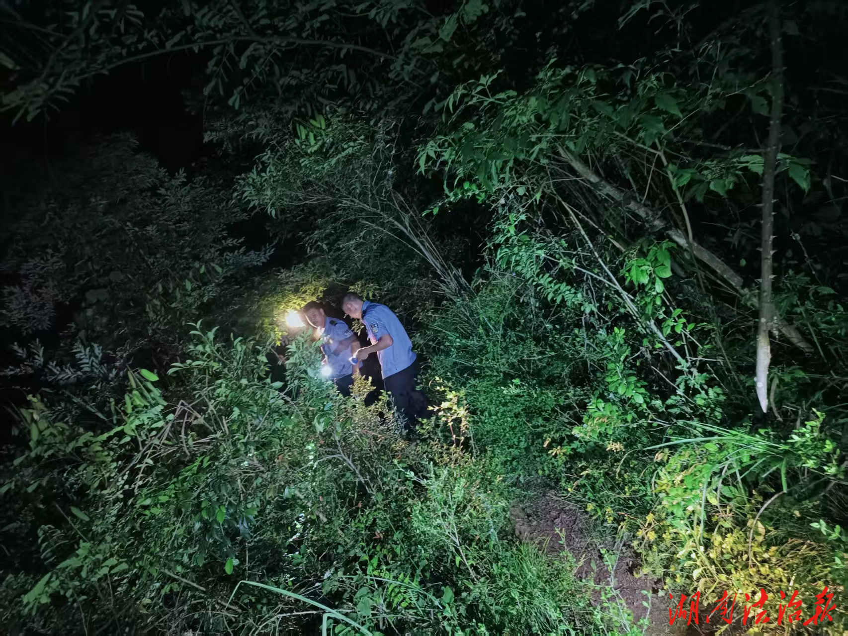 瀘溪：警民合力+無人機(jī)+警犬 搜山20小時(shí)！老人找到了！