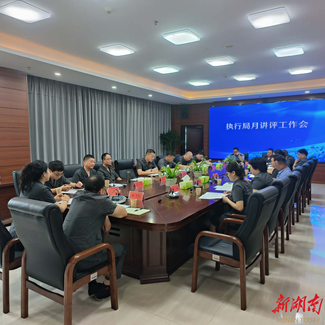株洲淥口區(qū)法院召開執(zhí)行工作月講評會議
