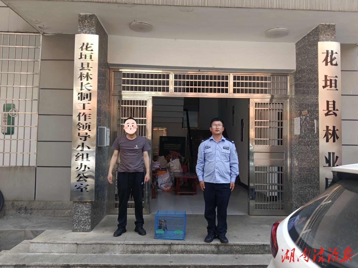 花垣公安：大眼“萌”禽不慎受傷，警民攜手暖心救助