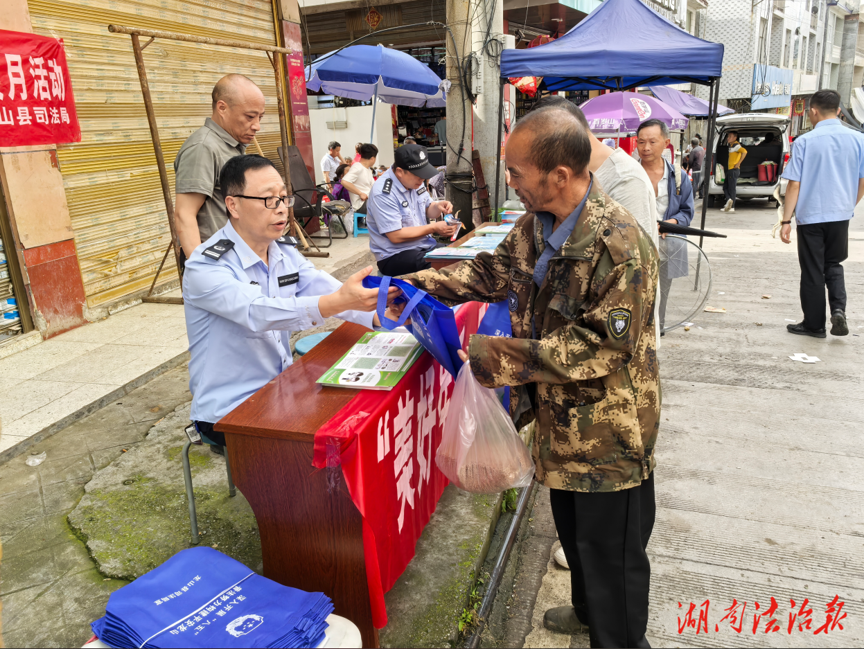 龍山縣農(nóng)車鎮(zhèn)開展農(nóng)村法治宣傳月暨民法典宣傳月活動