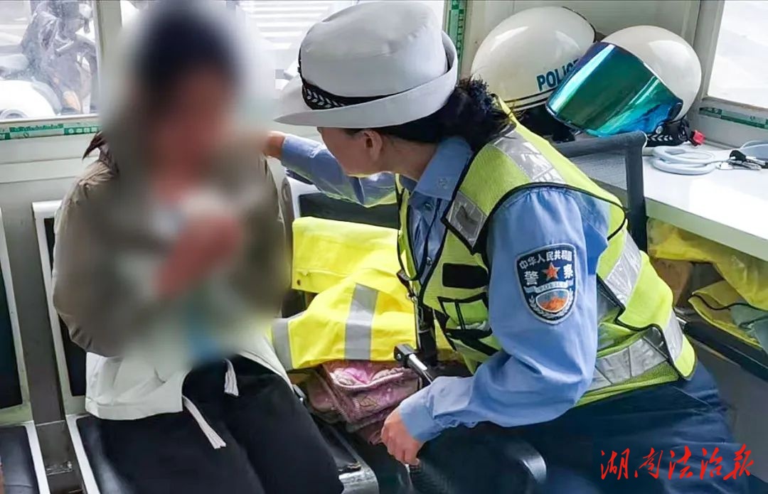 “警”急瞬間！隆回交警暖心勸阻