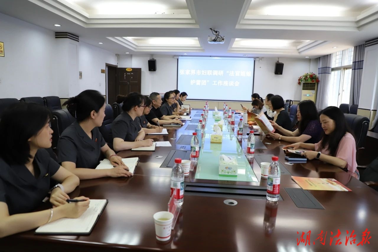 張家界市婦聯(lián)赴桑植縣人民法院調(diào)研法官姐姐護(hù)蕾團(tuán)工作