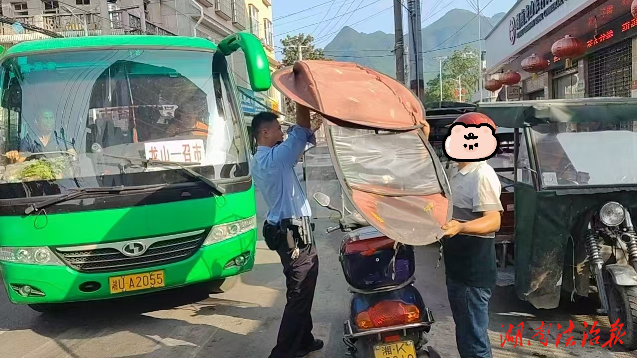 龍山公安開(kāi)展道路交通安全整治行動(dòng)