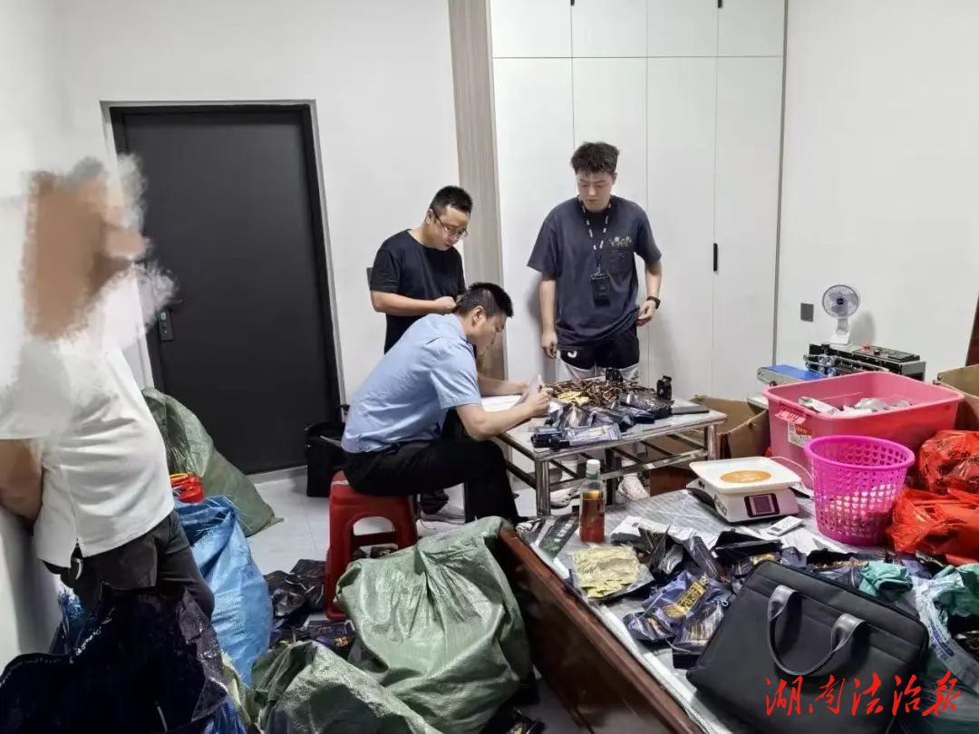 雷霆出擊！婁星公安搗毀一假冒檳榔制售窩點(diǎn)