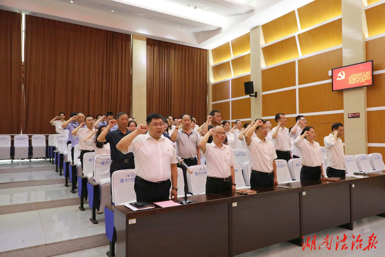 常寧市人民法院開展“迎七一”系列活動