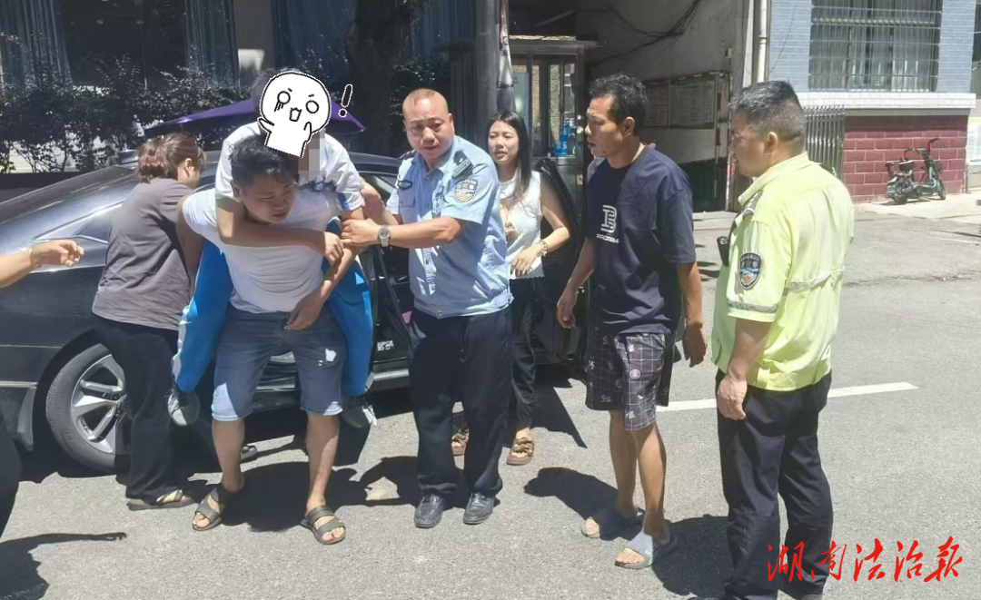 烈日下的生命賽道：15歲少年驚厥昏迷 漣源公安龍?zhí)僚沙鏊?分鐘闖關(guān)救回