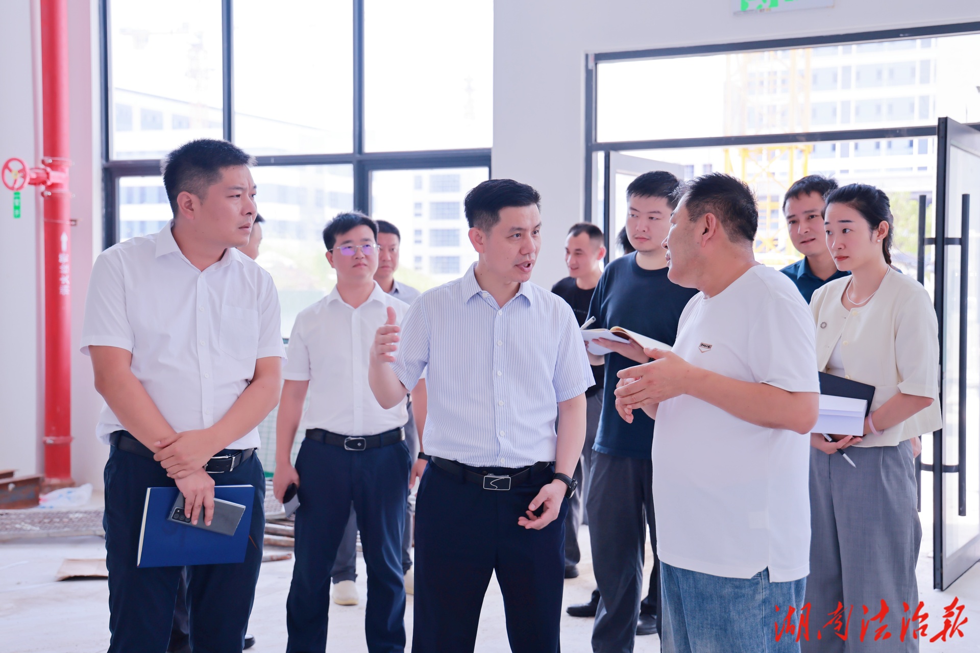 永州經(jīng)開區(qū)：周潤潤調(diào)研園區(qū)企業(yè)落地投產(chǎn)情況