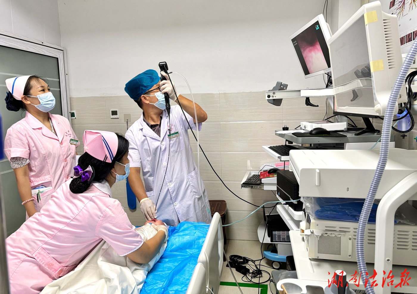 医疗服务提升年︱道县中医医院成功实施首例儿童纤支镜技术