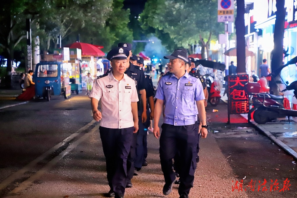 蒋兴旺带队督导夏夜集中统一清查宣防行动