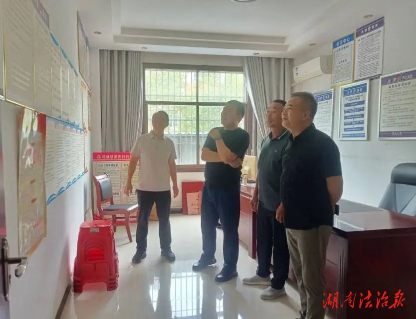 永州市司法局局长苏建华深入蓝山调研