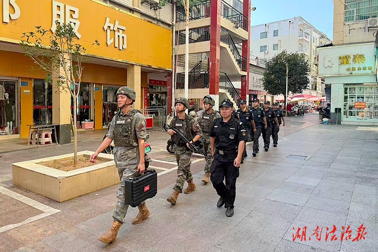 新田：公安武警聯(lián)勤 守護(hù)百姓平安