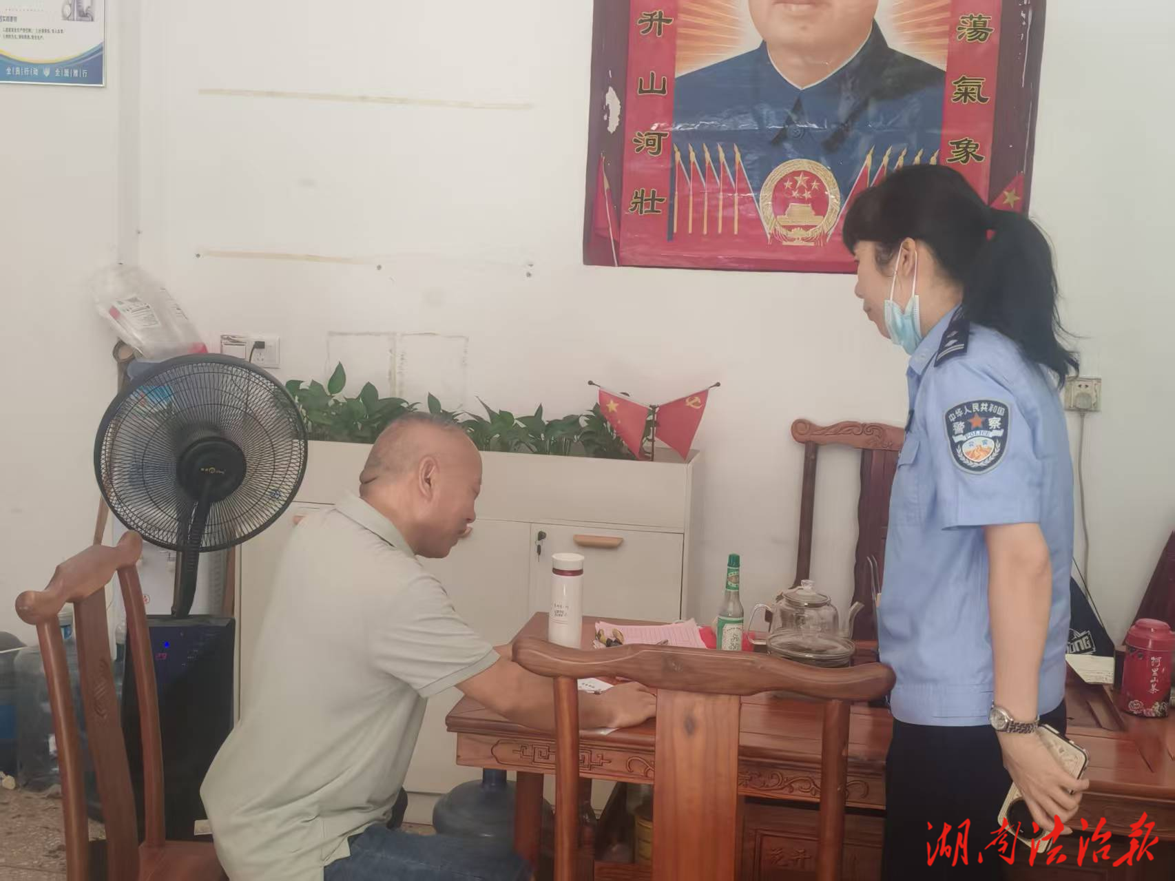 “走”出平安 “訪”出和諧 全力守護(hù)轄區(qū)穩(wěn)定