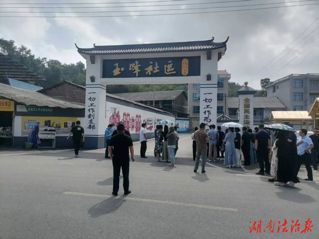 漣源玉峰社區(qū)再迎桃源縣、石門縣人大代表參觀學(xué)習(xí)