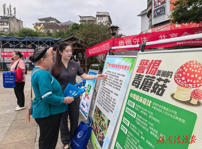 通道法院开展食品安全普法宣传