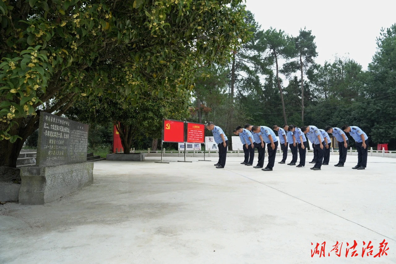 【烈士紀(jì)念日】緬懷英烈 鑄牢警魂——洞口公安開展烈士紀(jì)念日主題黨日系列活動