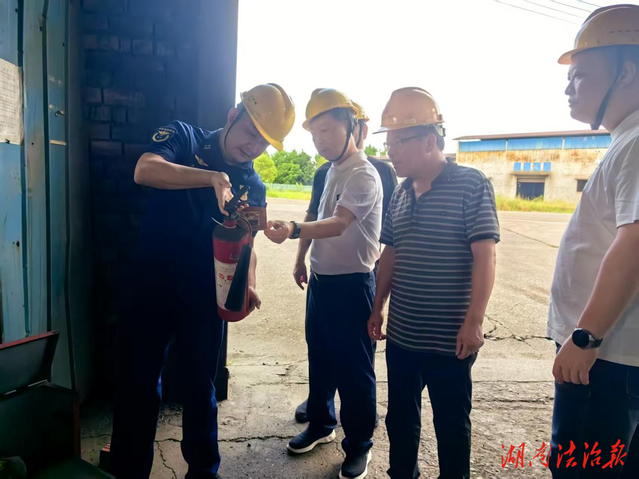 雙牌消防：聯(lián)合多部門開展企業(yè)消防安全指導檢查